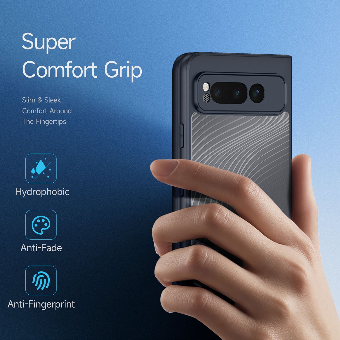 Aimo Redefine Google Pixel Fold Cover Super Comfort Grip Slim Flowing