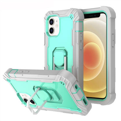 Ring Holder Kickstand iPhone 12 Mini Shockroof Case All Round Protection Military