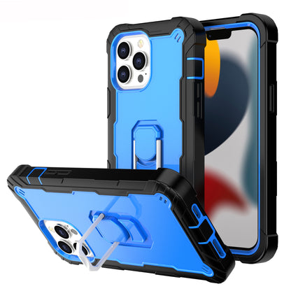 Ring Holder Kickstand iPhone 13 Pro Max Shockroof Case All Round Protection Military