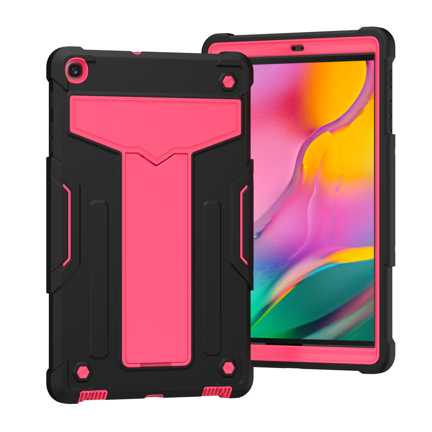 Hit-Color Shark Galaxy Tab A 10.1 (2019) Shockproof Case Heavy Duty Kids Safety