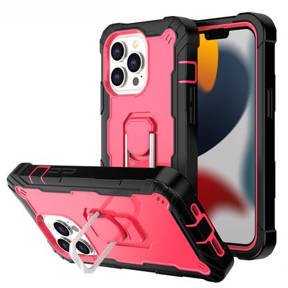 Ring Holder Kickstand iPhone 13 Pro Shockroof Case All Round Protection Military