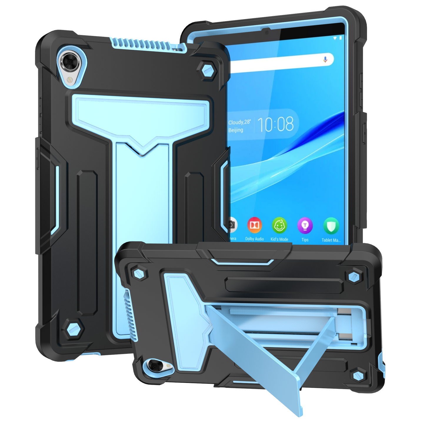 Hit-Color Shark Lenovo Tab M8 (2019) Shockproof Case Heavy Duty Kids Safety