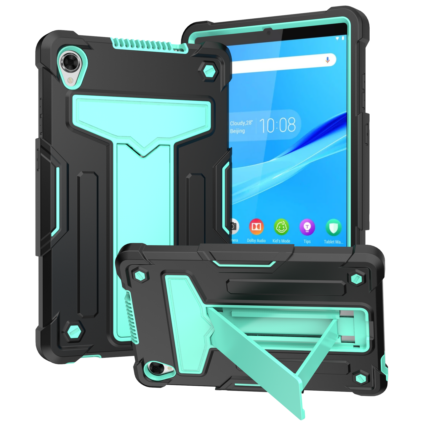 Hit-Color Shark Lenovo Tab M8 (2019) Shockproof Case Heavy Duty Kids Safety