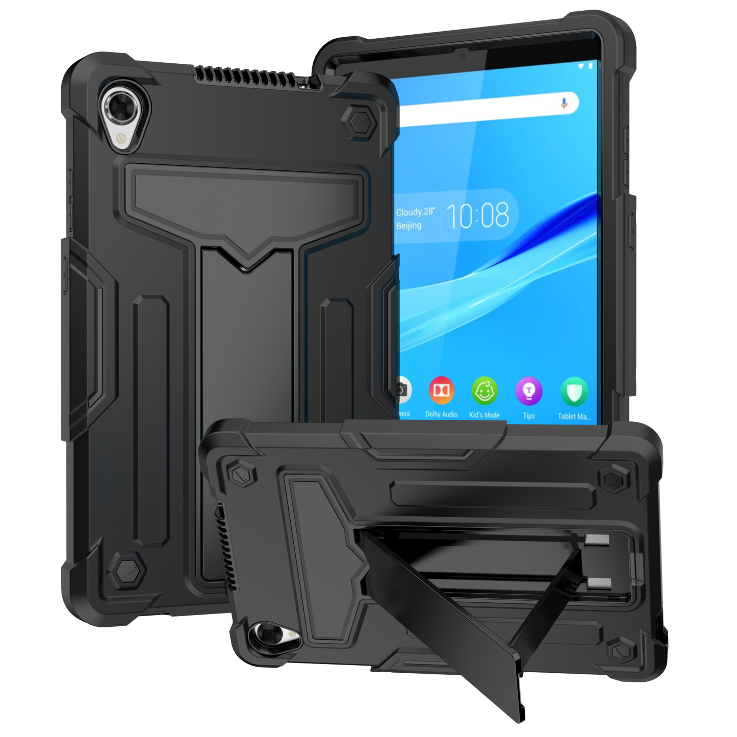 Hit-Color Shark Lenovo Tab M8 (2019) Shockproof Case Heavy Duty Kids Safety