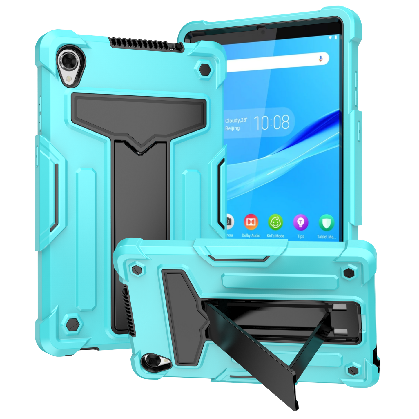 Hit-Color Shark Lenovo Tab M8 (2019) Shockproof Case Heavy Duty Kids Safety