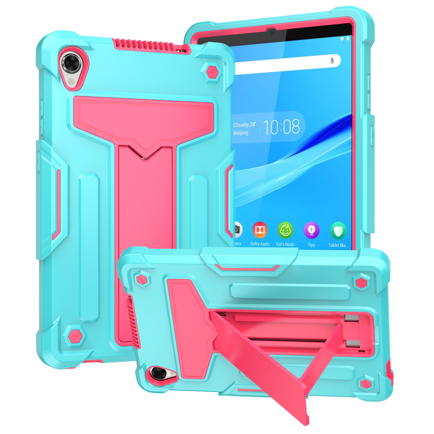 Hit-Color Shark Lenovo Tab M8 (2019) Shockproof Case Heavy Duty Kids Safety