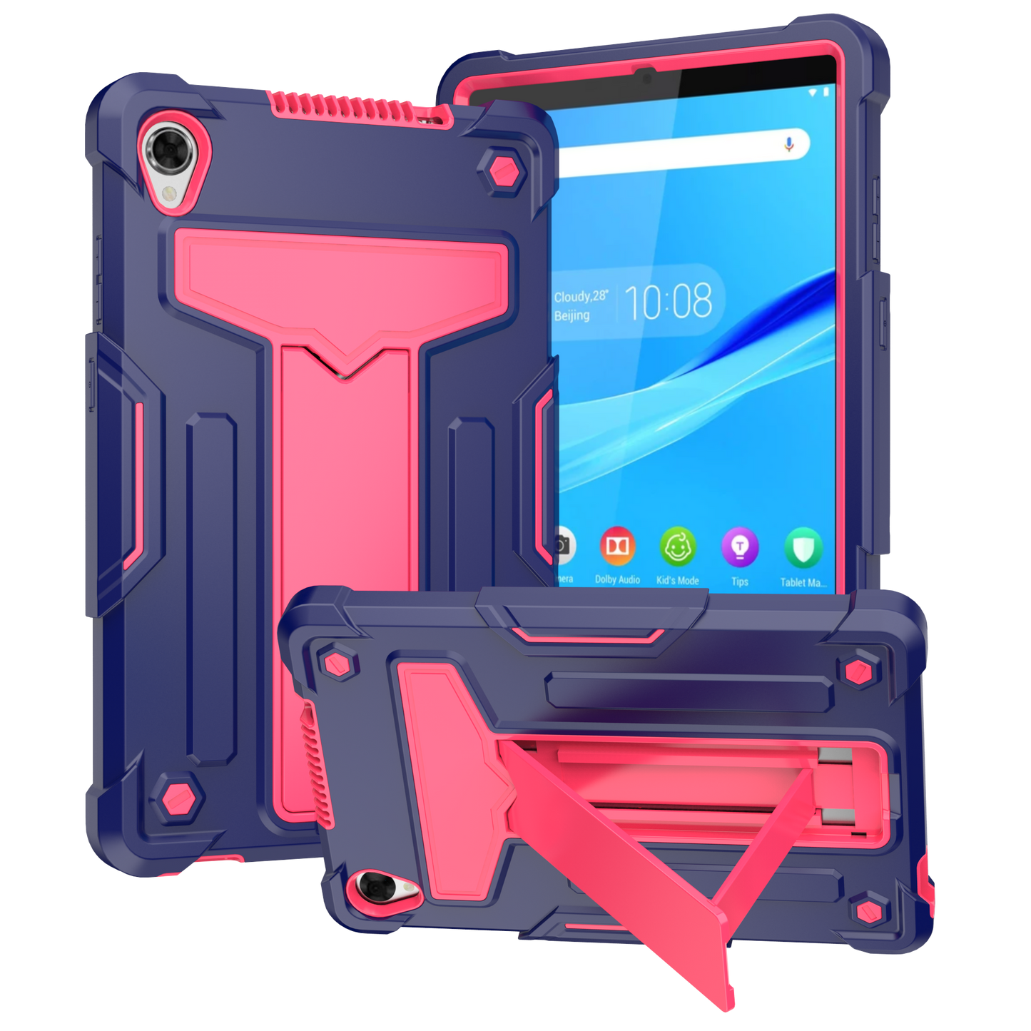 Hit-Color Shark Lenovo Tab M8 (2019) Shockproof Case Heavy Duty Kids Safety