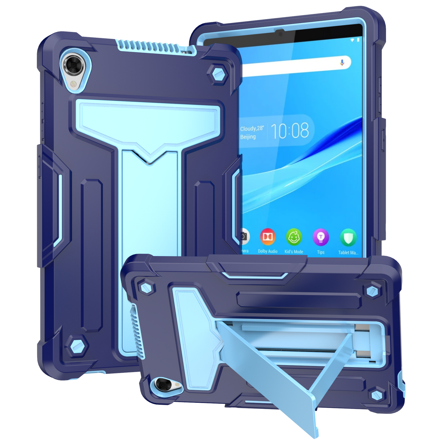 Hit-Color Shark Lenovo Tab M8 (2019) Shockproof Case Heavy Duty Kids Safety