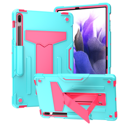 Hit-Color Shark Galaxy Tab S7 FE Shockproof Case Heavy Duty Kids Safety