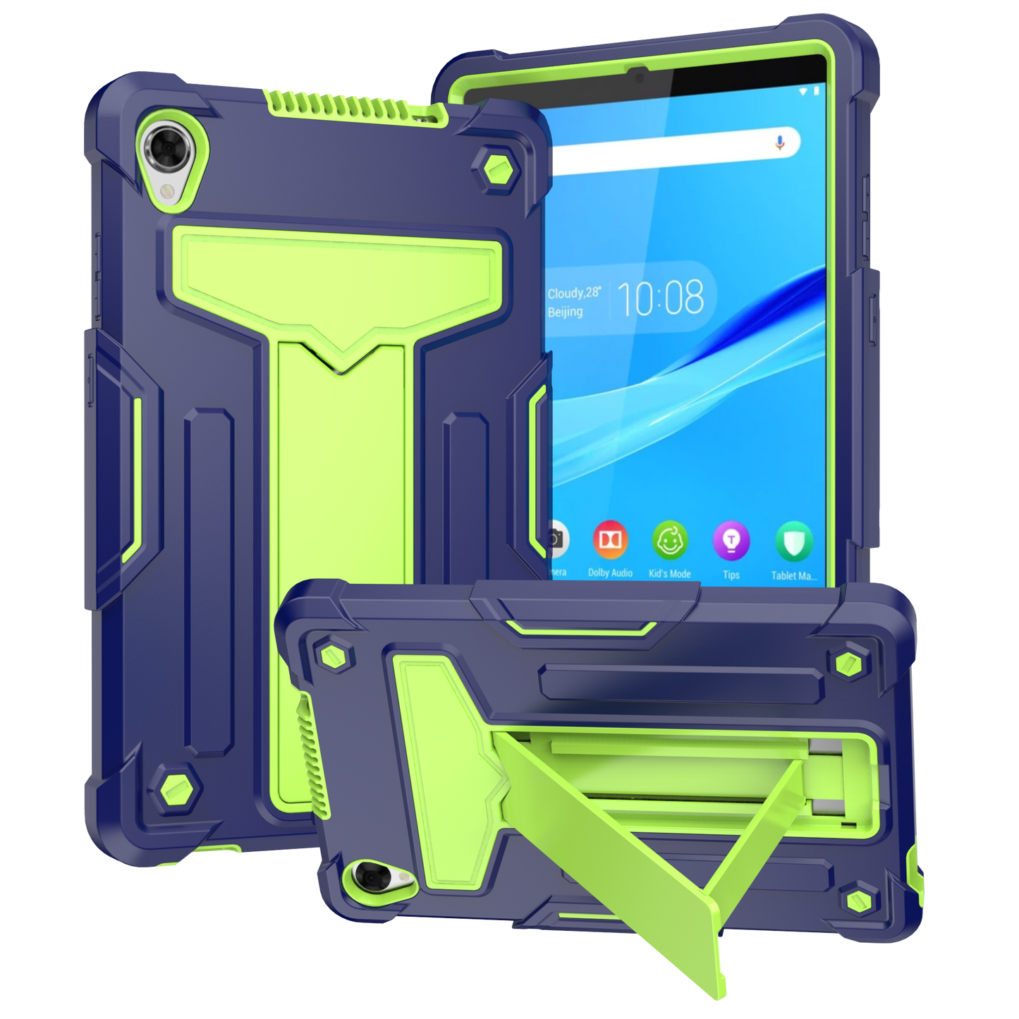 Hit-Color Shark Lenovo Tab M8 (2019) Shockproof Case Heavy Duty Kids Safety