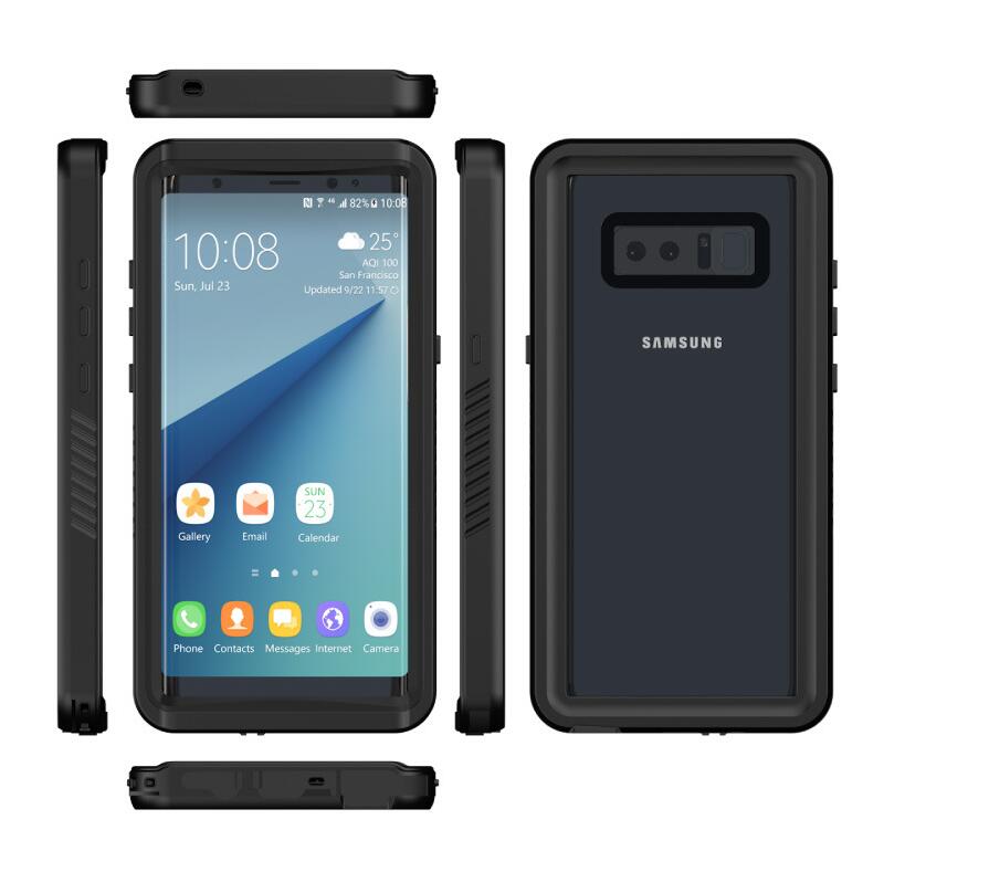 Twill Swimming IP68 Galaxy Note8 Waterproof Case Bumper Combo Armor Protection