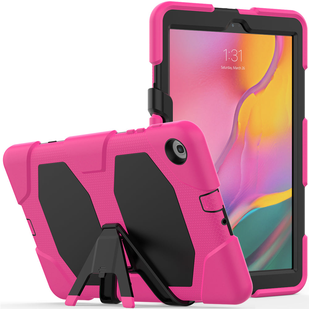 Tough Box Galaxy Tab A 10.1 2019 Shockproof Case with Built-in Screen Protector