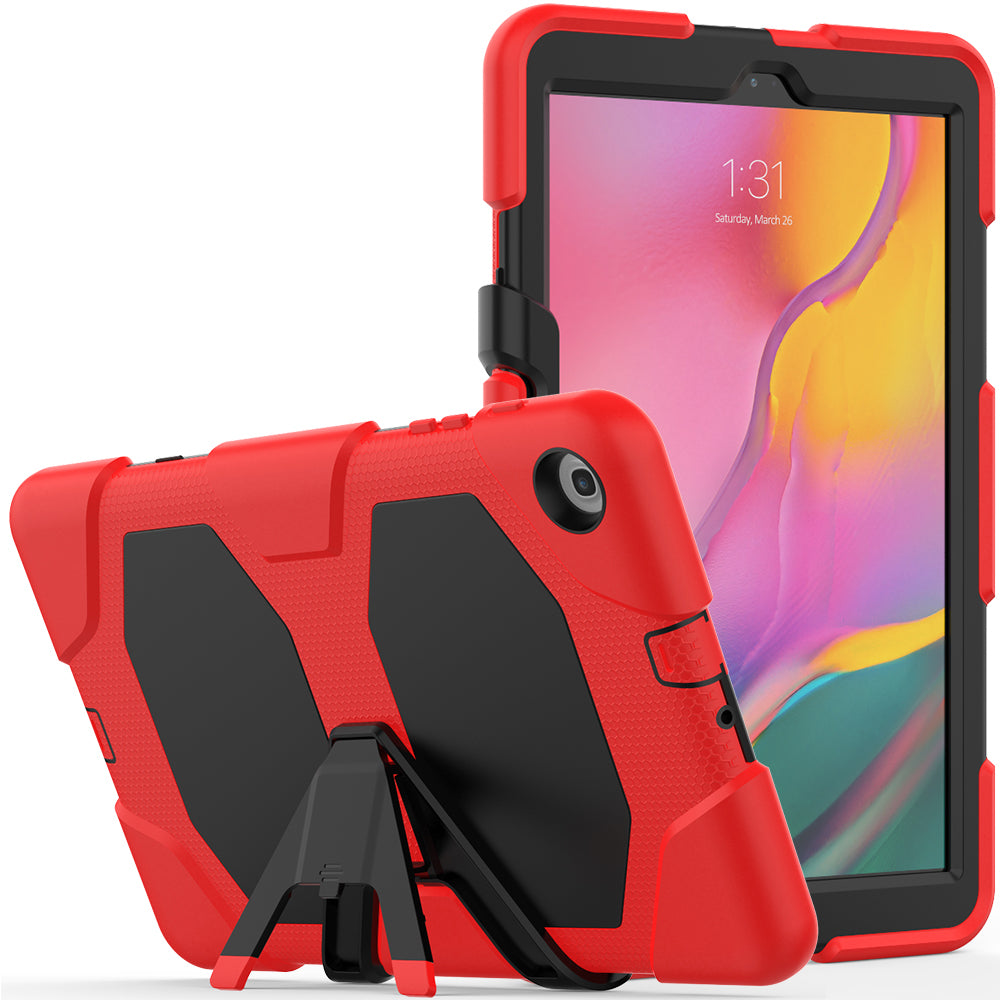 Tough Box Galaxy Tab A 10.1 2019 Shockproof Case with Built-in Screen Protector