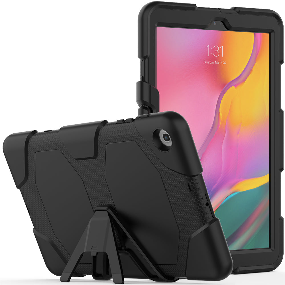 Tough Box Galaxy Tab A 10.1 2019 Shockproof Case with Built-in Screen Protector