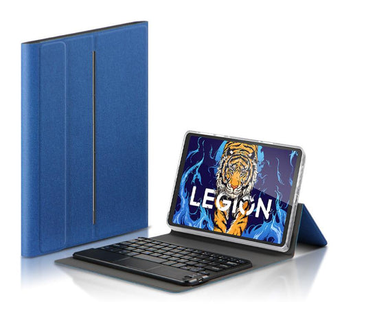 Metal Hinge Lenovo Legion Y700 Keyboard Case with Touchpad Detachable Slik Leather