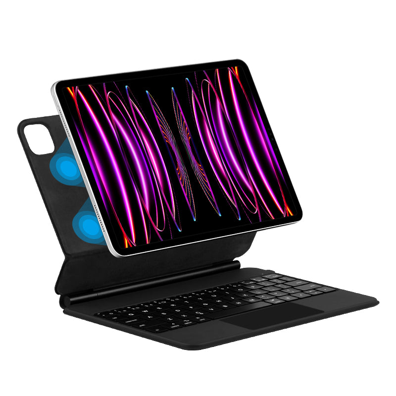 Suspension Magic iPad Pro 12.9 (2018) Keyboard Case Backlit Dual Magnetic Book Slim