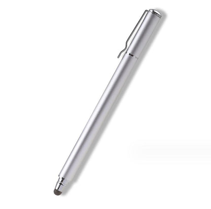 Dual Cloth Tip Phone Tablet Touch Pen Capacitive Screen Drawing Stylus with Clip