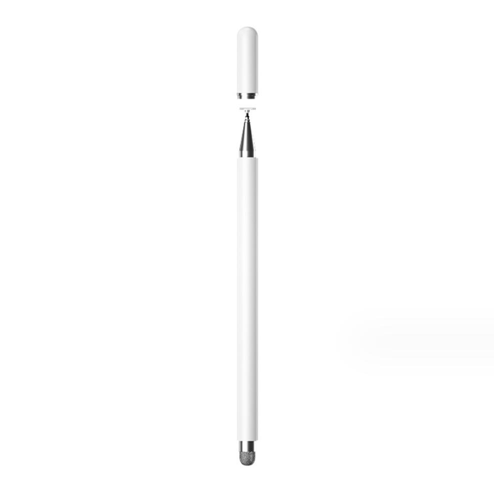 Phone Tablet Touch Pen Capacitive Screen Fiber Cloth Tip Dual Disc 2-in-1 Stylus