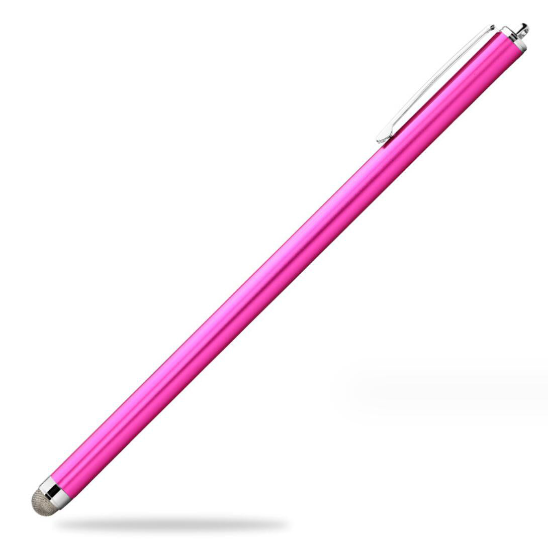 Cloth Tip Touch Pen with Clip Extended Capacitive Screen Interchangeable Stylus