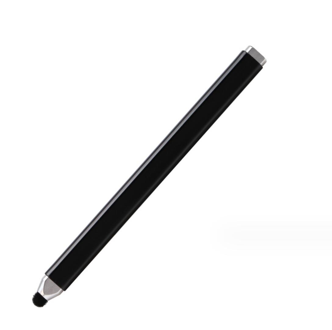 Precision Capacitive Screen Touch Pen Aluminum Flat Hair Fiber Planting Tip Handwriting Stylus