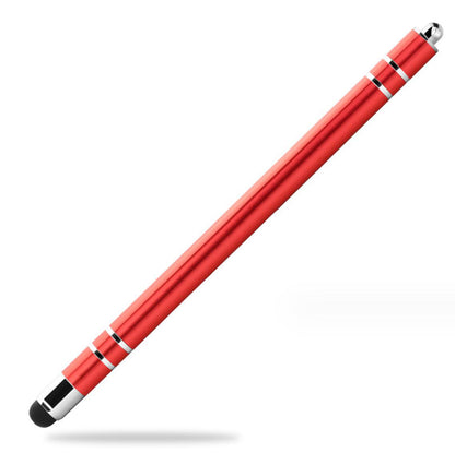 Interchangeable Silicone Tip Aluminum Capacitive Pen Phone Tablet Stylus with Rope