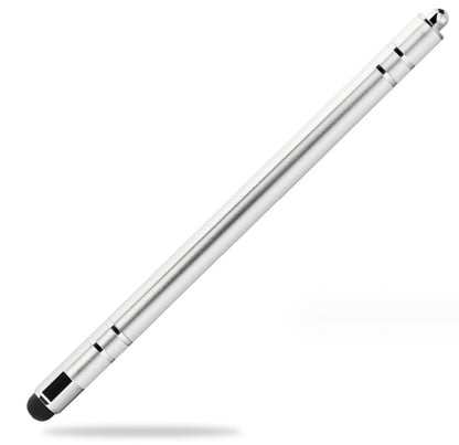 Interchangeable Silicone Tip Aluminum Capacitive Pen Phone Tablet Stylus with Rope