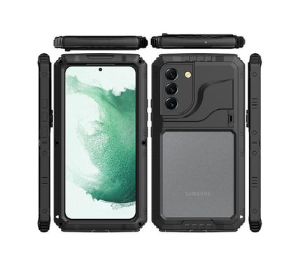 Wolf Warrior Samsung Galaxy S21 Waterproof Case Metal 360 Degree Full Protection 4-In-1 Diving 2M