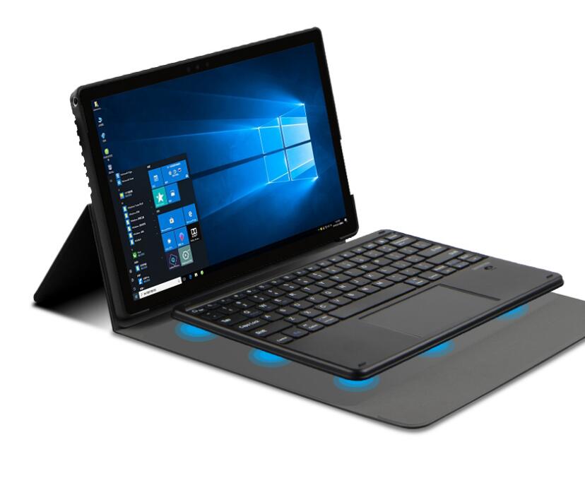 Metal Hinge Microsoft Surface Pro 8 Touchpad Keyboard Case Backlit Detachable