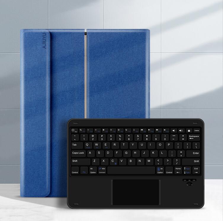 Metal Hinge Microsoft Surface Pro 3 Keyboard Case with Touchpad Detachable Slik Leather