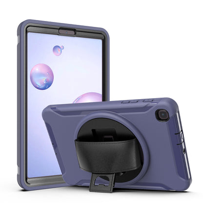 Spider Man Galaxy Tab A 8.4 (2020) Case Genuine Leather Hand Strap Rotating Stand