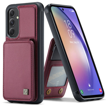 AUTSPACE Flip Card Holder Galaxy A54 Leather Case