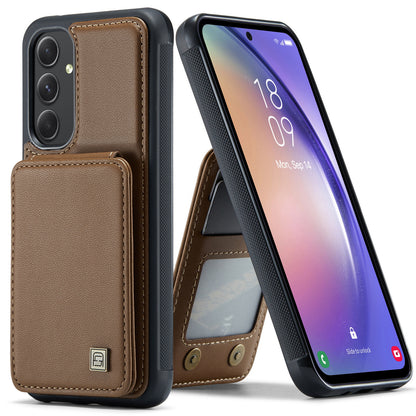 AUTSPACE Flip Card Holder Galaxy A54 Leather Case