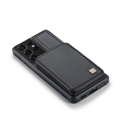 AUTSPACE Flip Card Holder Galaxy S21 Ultra Leather Case