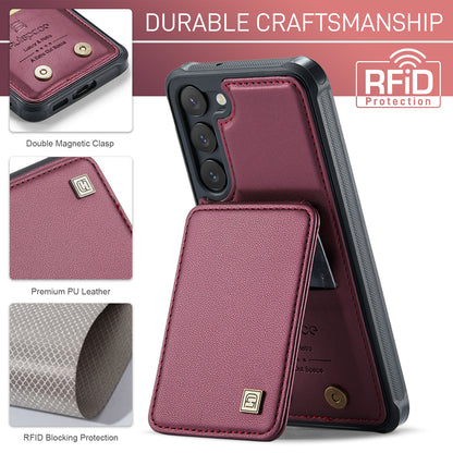 AUTSPACE Flip Card Holder Galaxy S23 Leather Case