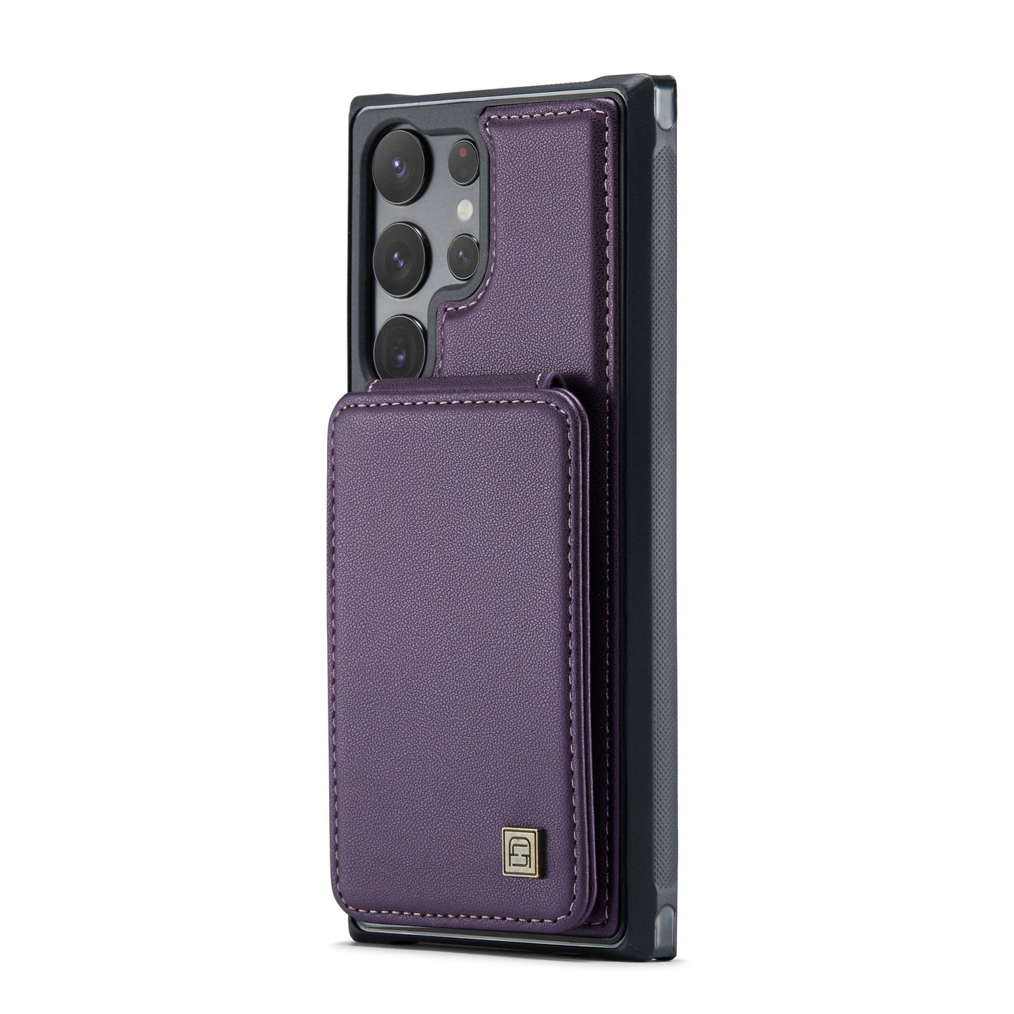 AUTSPACE Flip Card Holder Galaxy S24 Ultra Leather Case