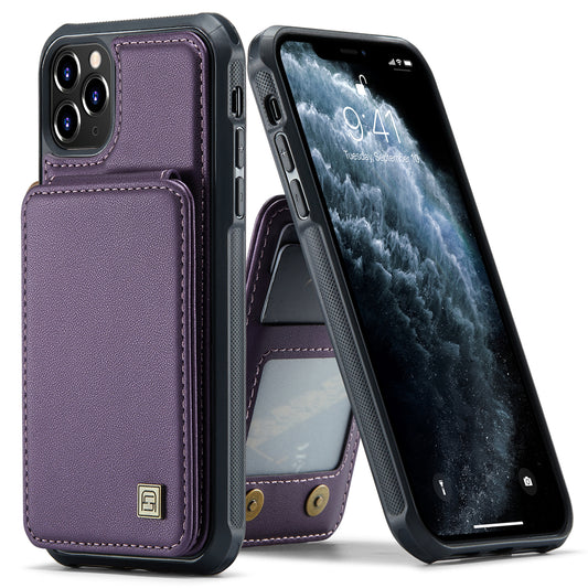 AUTSPACE Flip Card Holder iPhone 11 Pro Max Leather Case