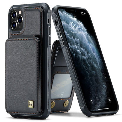 AUTSPACE Flip Card Holder iPhone 11 Pro Max Leather Case