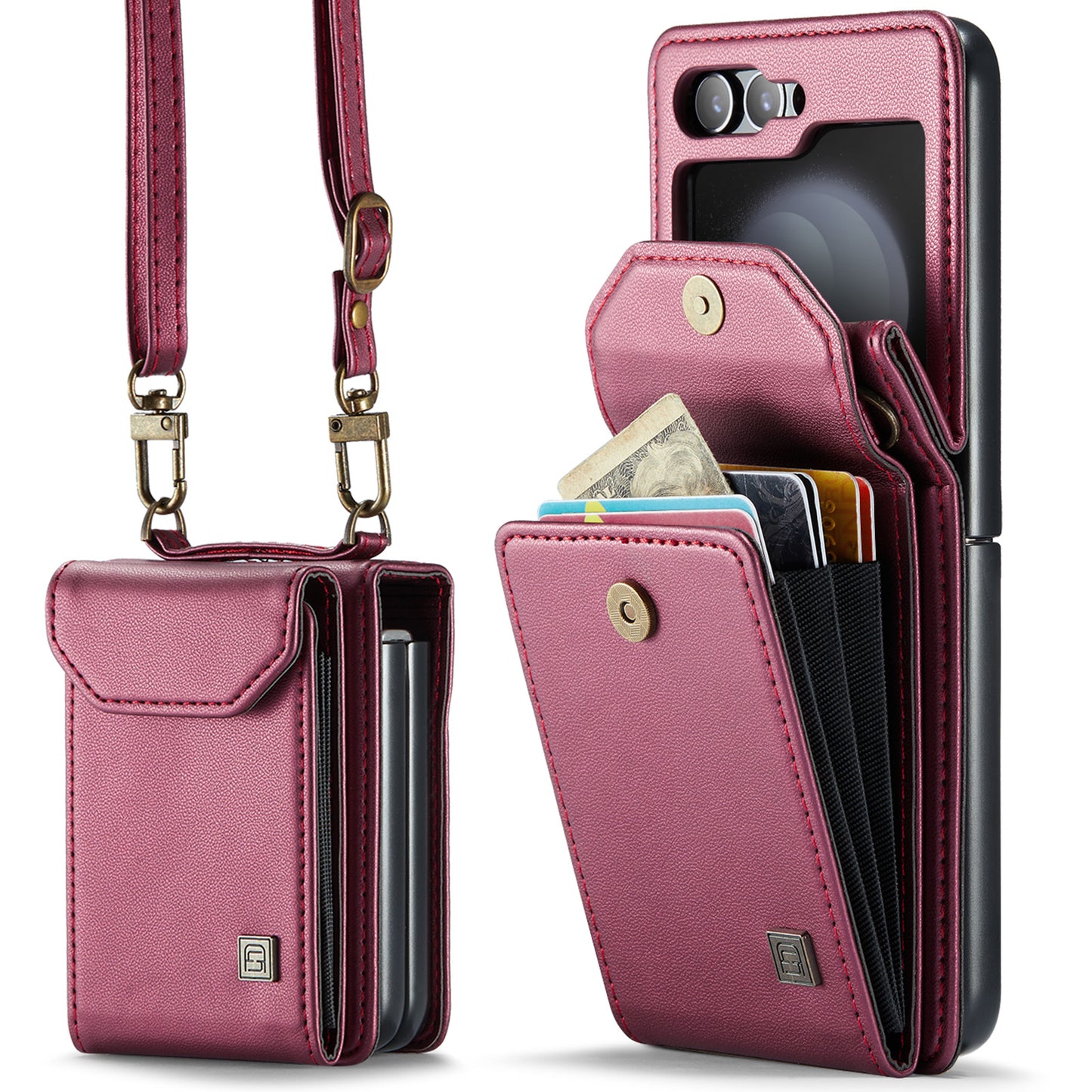 AUTSPACE Organ Card Holder Galaxy Z Flip5 Case