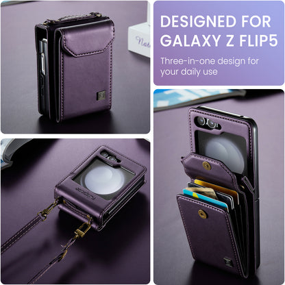 AUTSPACE Organ Card Holder Galaxy Z Flip5 Case