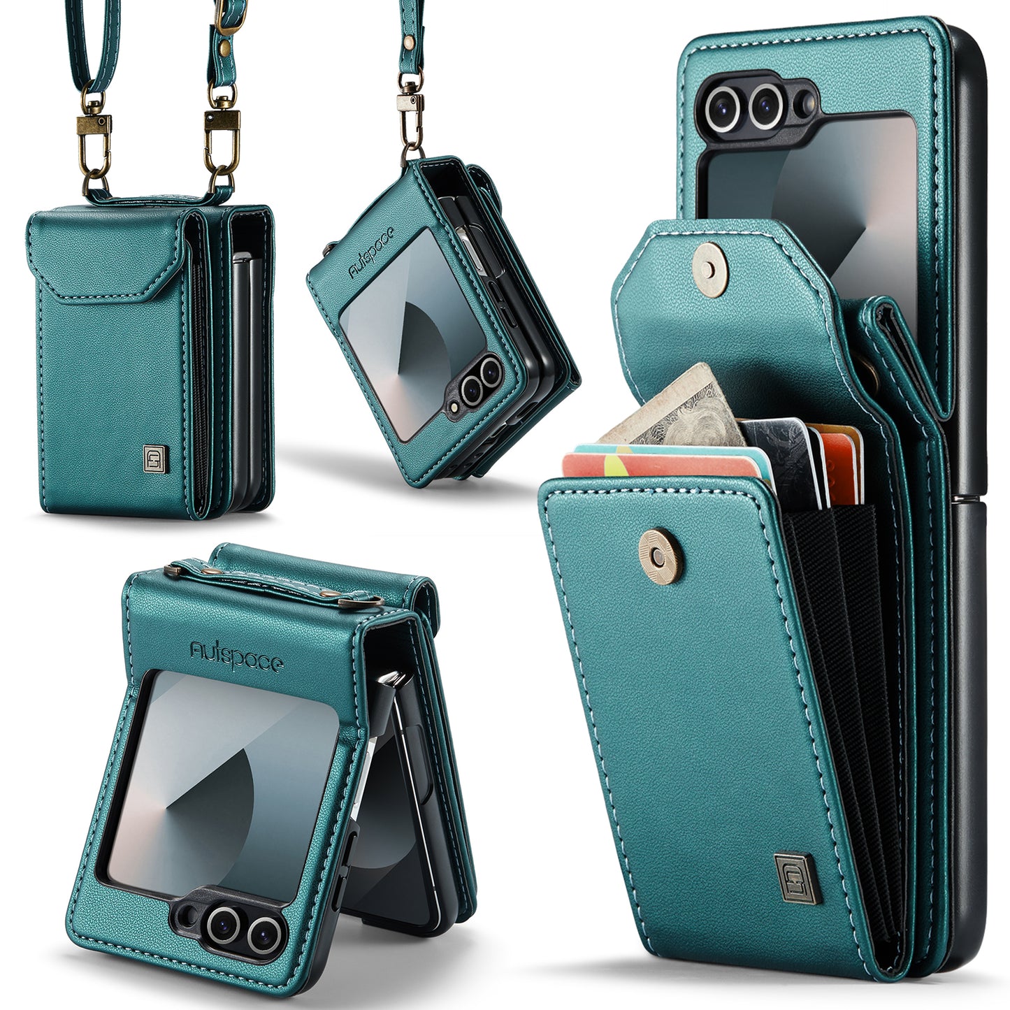 AUTSPACE Organ Card Holder Galaxy Z Flip6 Case