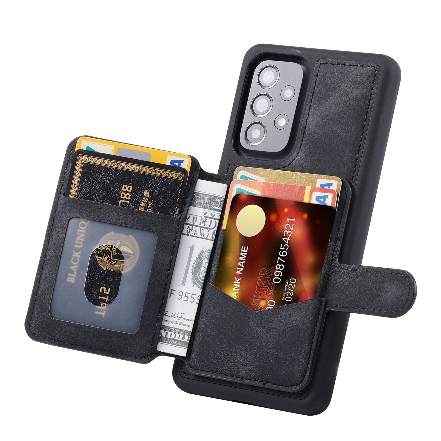 BOYU Fantasy Card Holder Galaxy A52 Leather Case