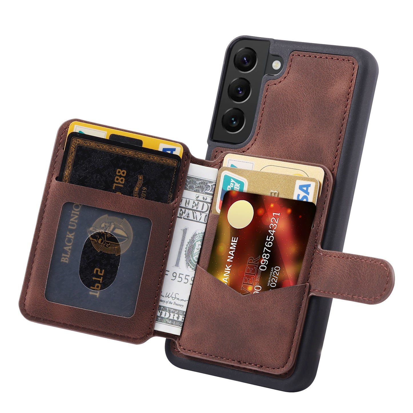 BOYU Fantasy Card Holder Galaxy S21+ Leather Case