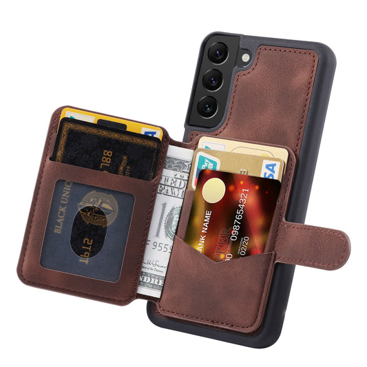 BOYU Fantasy Card Holder Galaxy S21 FE Leather Case