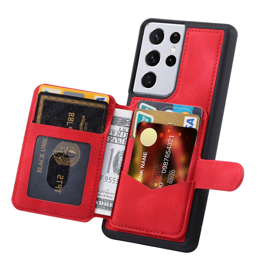 BOYU Fantasy Card Holder Galaxy S21 Ultra Leather Case