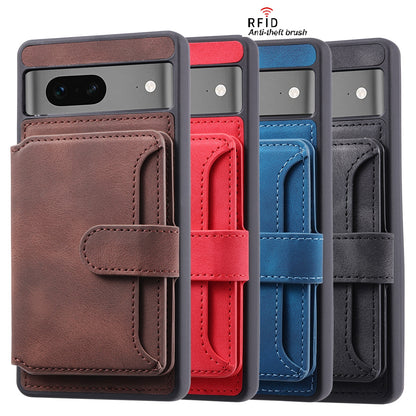 BOYU Fantasy Card Holder Google Pixel 6A Leather Case