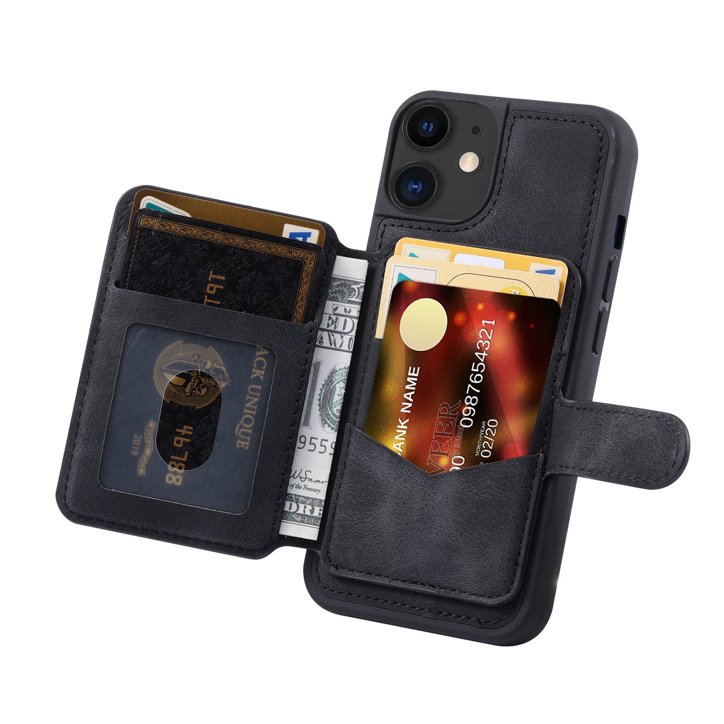 BOYU Fantasy Card Holder iPhone 11 Leather Case