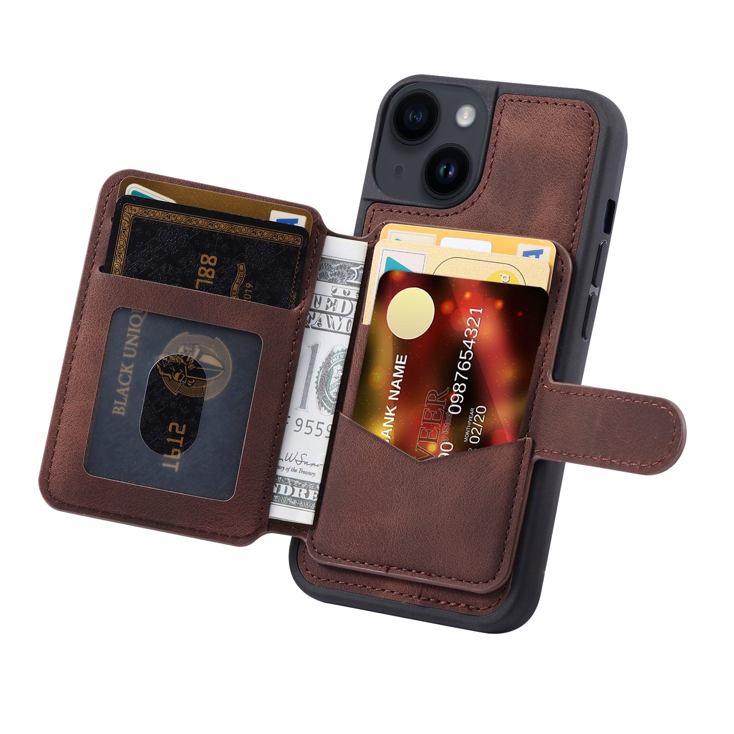 BOYU Fantasy Card Holder iPhone 12 Mini Leather Case