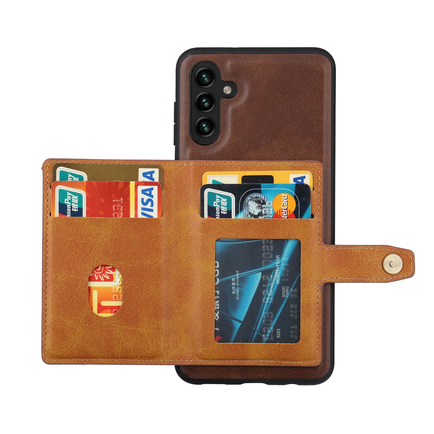 BOYU Buckle Cards Pocket Galaxy A05s Leather Case