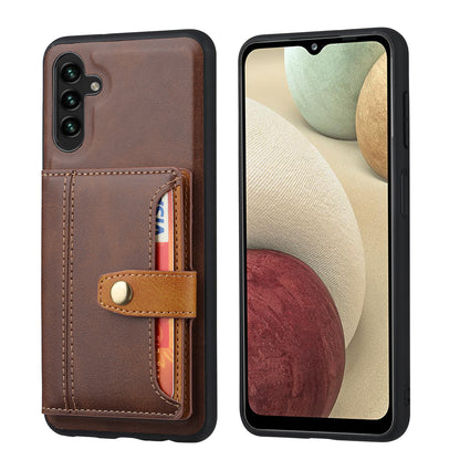 BOYU Buckle Cards Pocket Galaxy A15 Leather Case