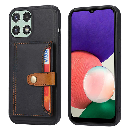 BOYU Buckle Cards Pocket Galaxy A22 Leather Case